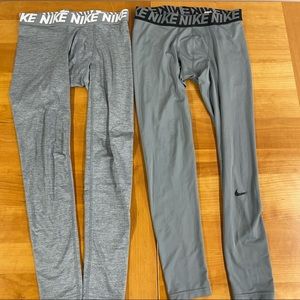 Nike base layer compression pants medium